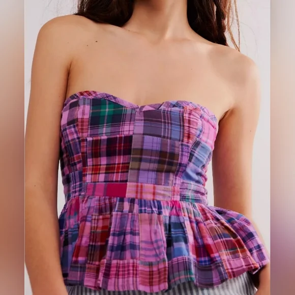 Free People Maderia Corset/Island Flower NWOT - Picture 4 of 7